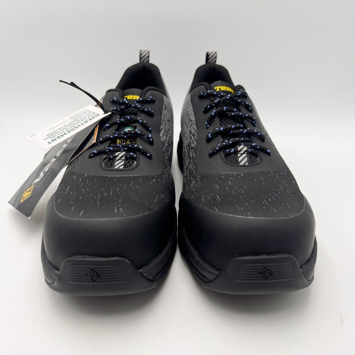 Terra Mens Monolift Composite Toe Work Sneakers US 10 Wide EU 43 Grey Blue NIB