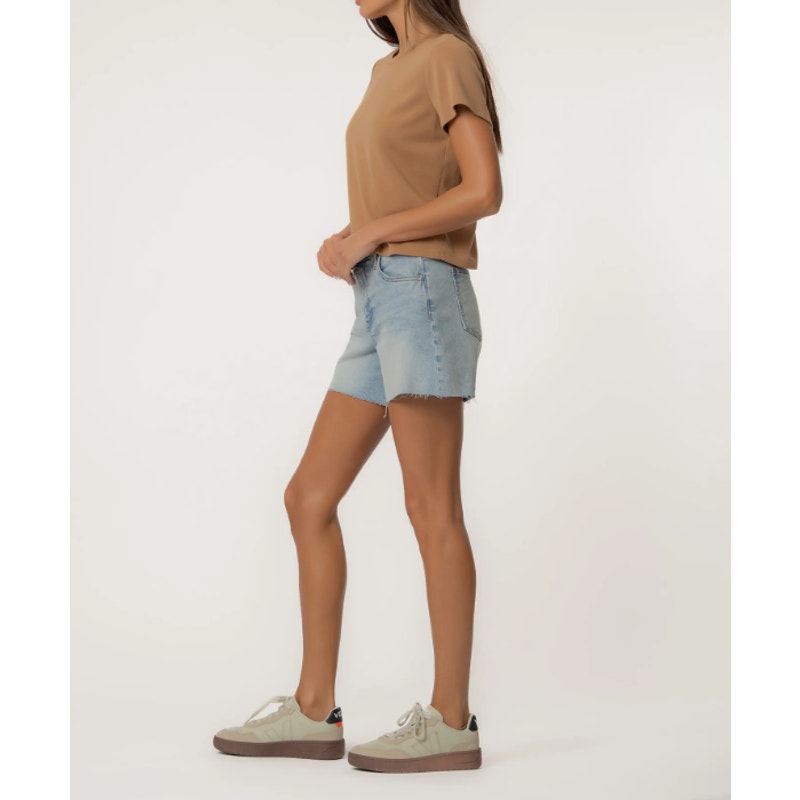 KUT FROM THE KLOTH Womens Jane High Rise Long Shorts Size 10 Blue Vintage NWT