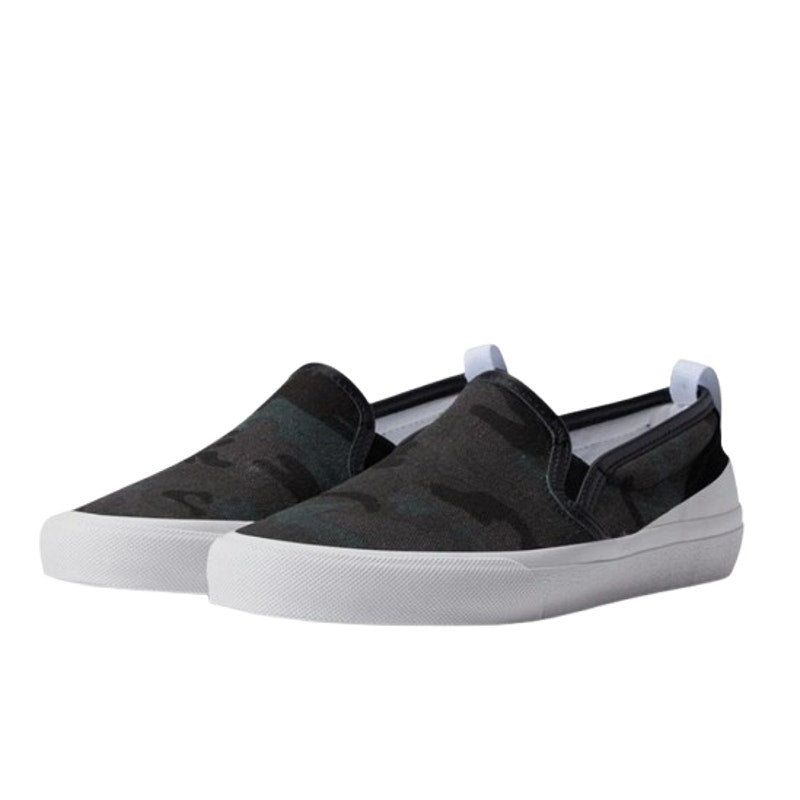 OFFICIAL PROGRAM Mens 7.5 Womens 9 STU-80 Slip On Sneakers Black White Camo NWOB