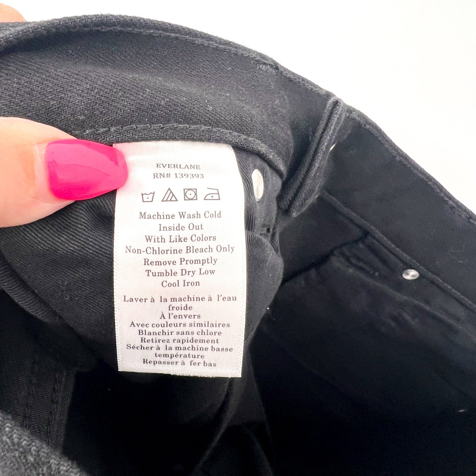 EVERLANE Uniform Men's Slim Jeans 33x30 Black 4-Way Stretch Organic Cotton NWT