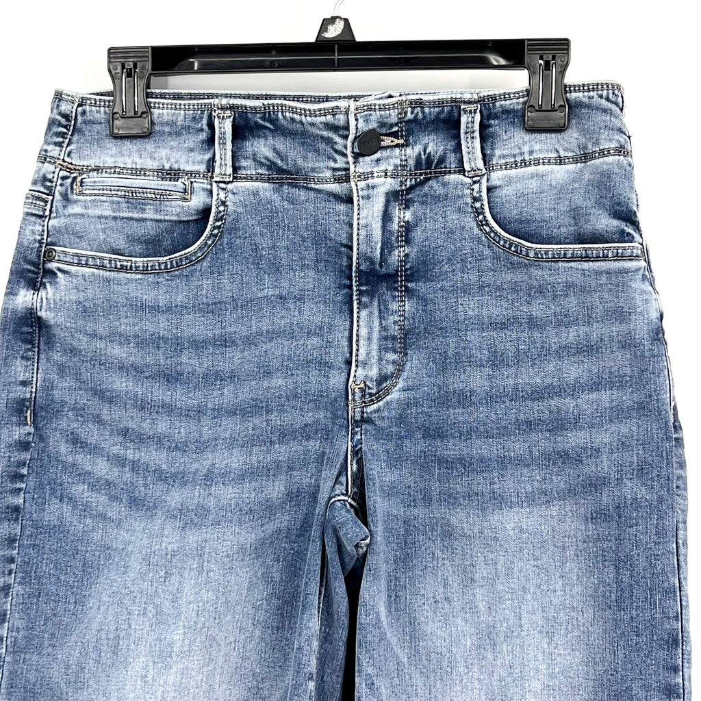NYDJ Womens Major Wide Leg Capri Jeans Size 6 Fantasy Blue NWOT