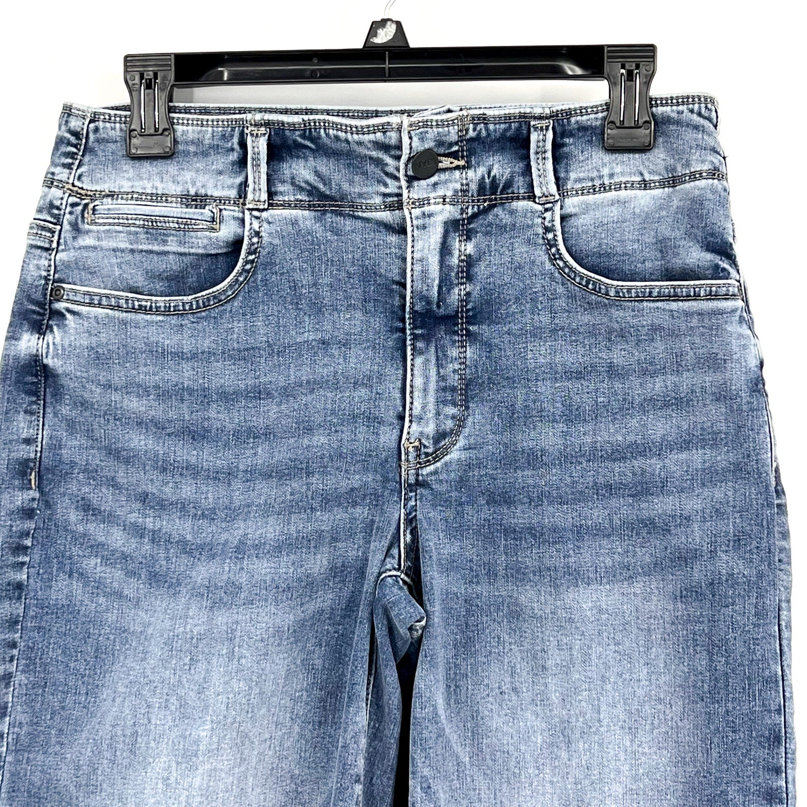 NYDJ Womens Major Wide Leg Capri Jeans Size 6 Fantasy Blue NWOT