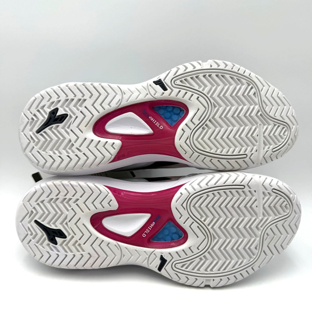 Diadora Womens Speed Blushield Fly 4+ AG Athletic Shoes US 9.5 White Tennis NWT