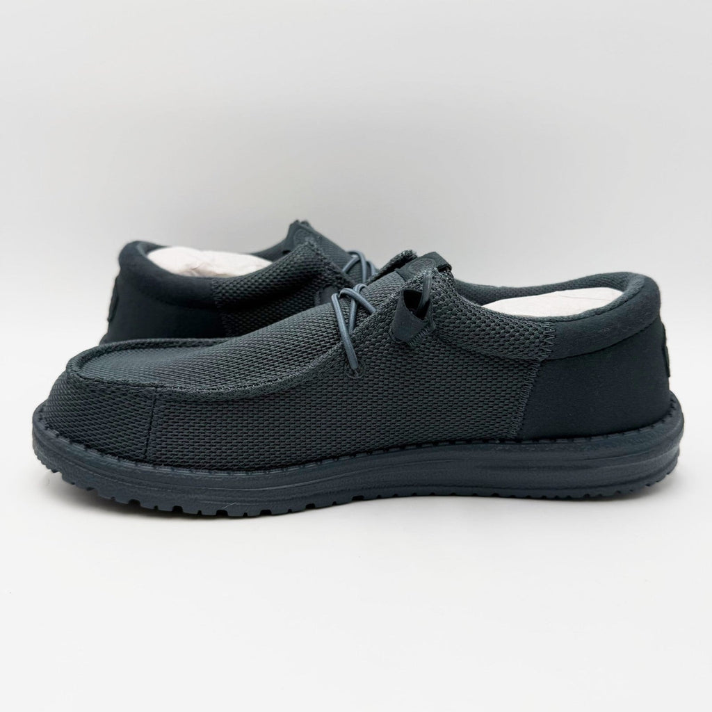 Hey Dude Mens Wally Funk Mono Slip On Shoes Size 8 EU 41 Dark Slate Gray NIB