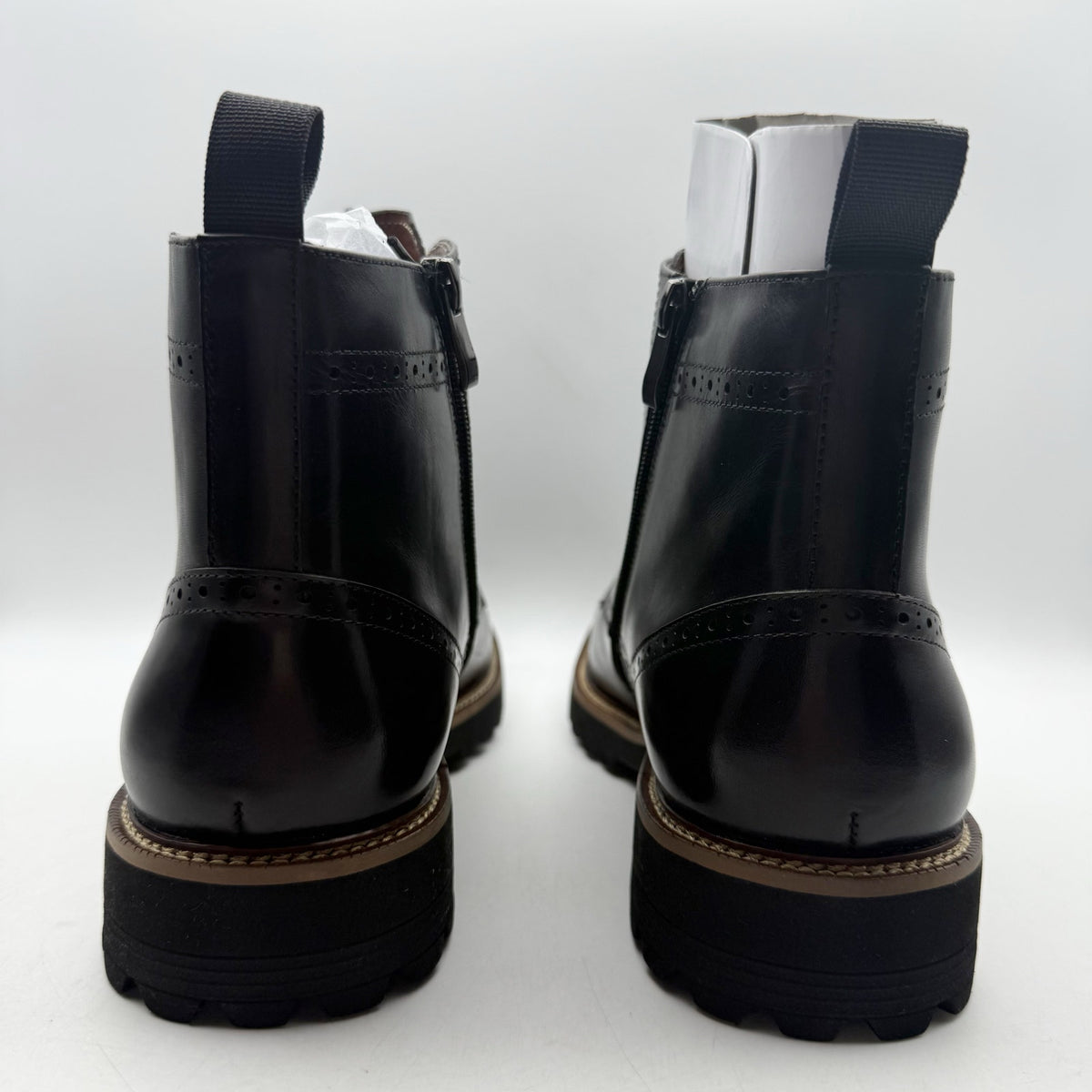 Vintage Foundry Co. Mens Blade Ankle Boots US 11 EU 44 Black Leather NIB