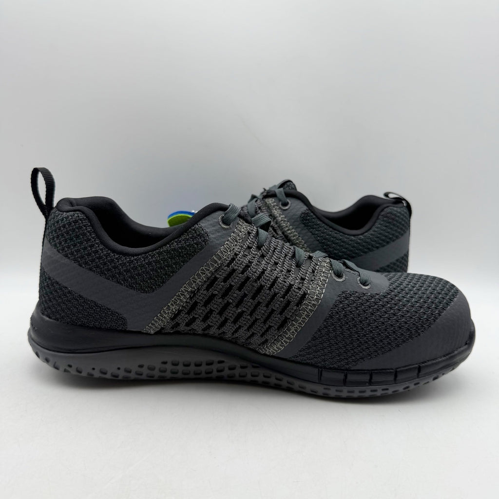 Reebok Mens Print Work ULTK Work Shoes US 8.5 M Grey Black Composite Toe NIB