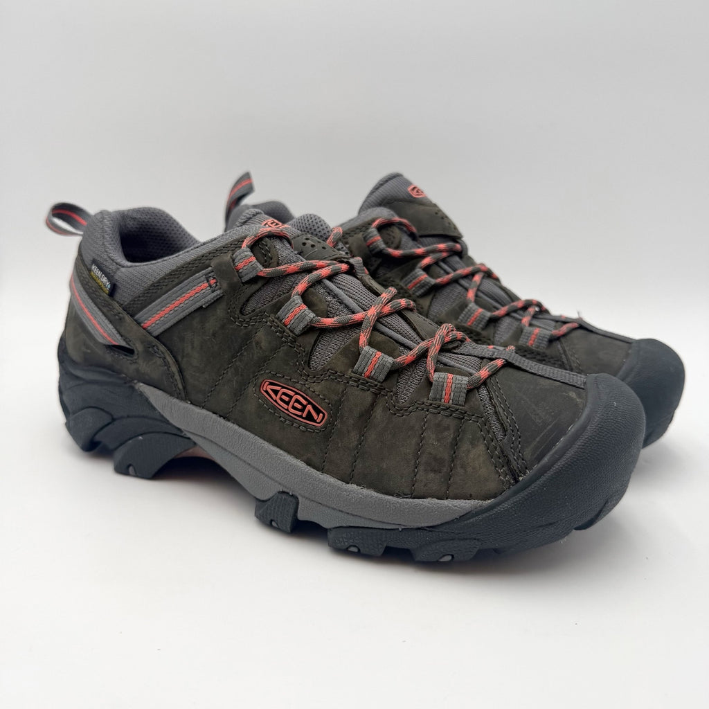 Keen Womens Targhee ll Hiking Shoes Size 8.5 Grey Waterproof Leather NWOB