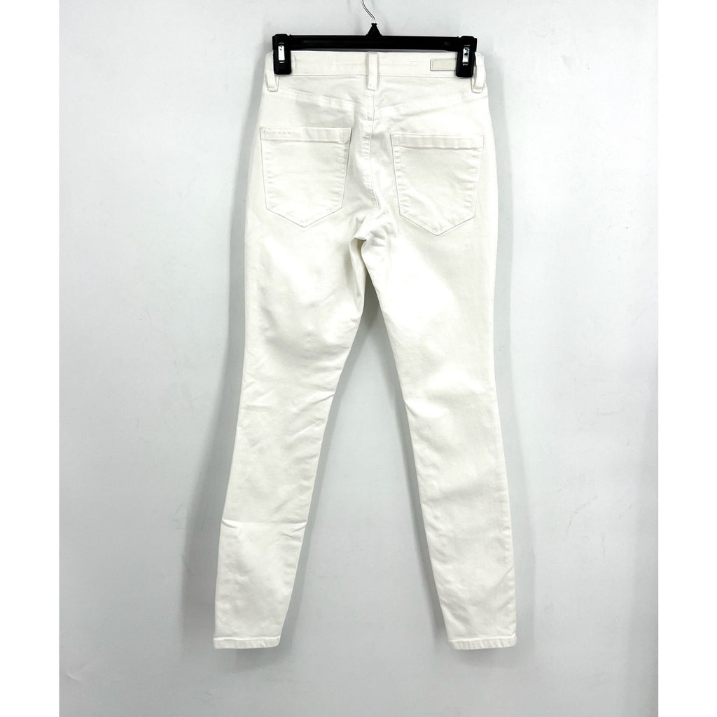 BLANKNYC Womens Bond Skinny Jeans Size 25 US 0 White Stretch Mid Rise NWOT