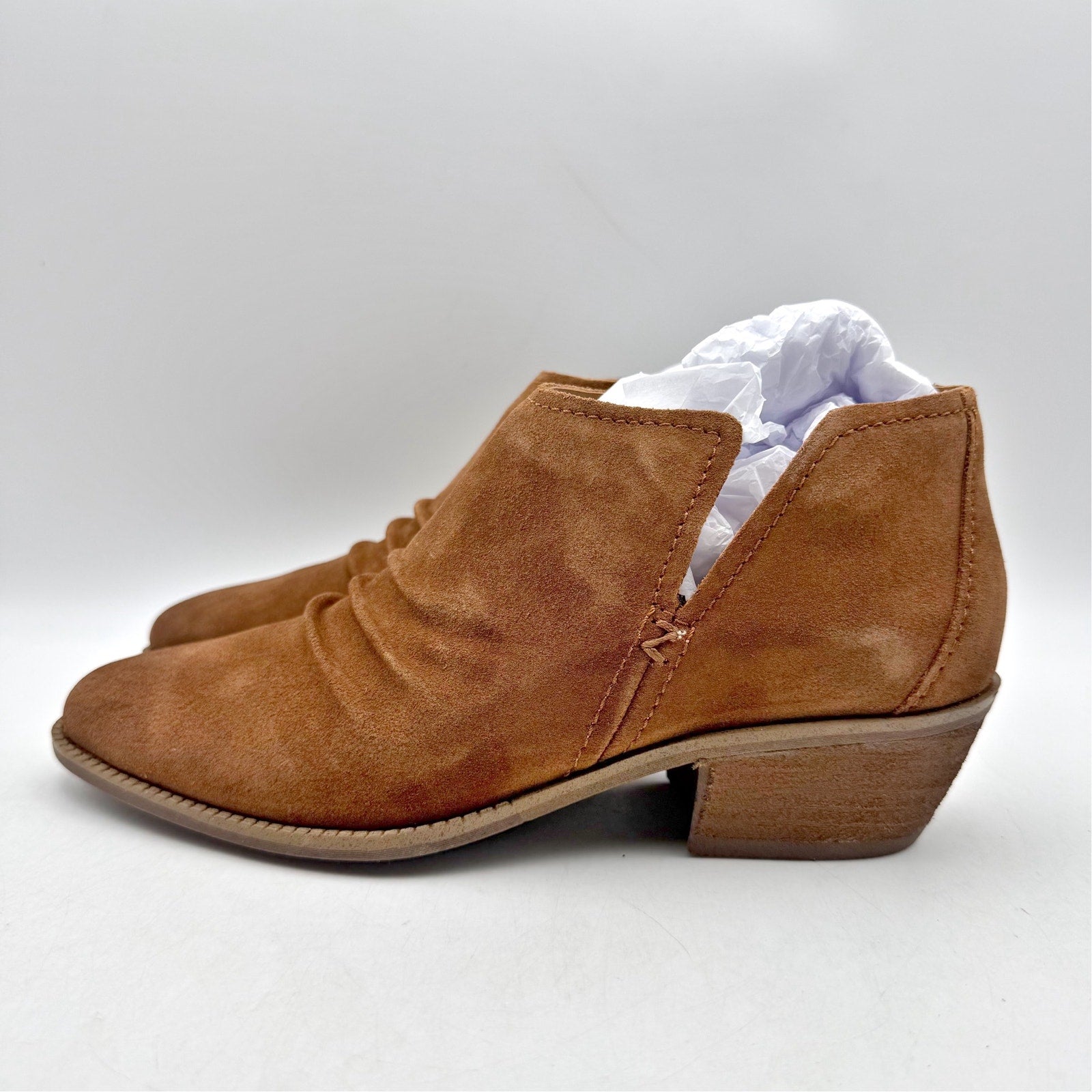 Zodiac Womens Hope Ankle Booties US 6 Brown Suede NWOB
