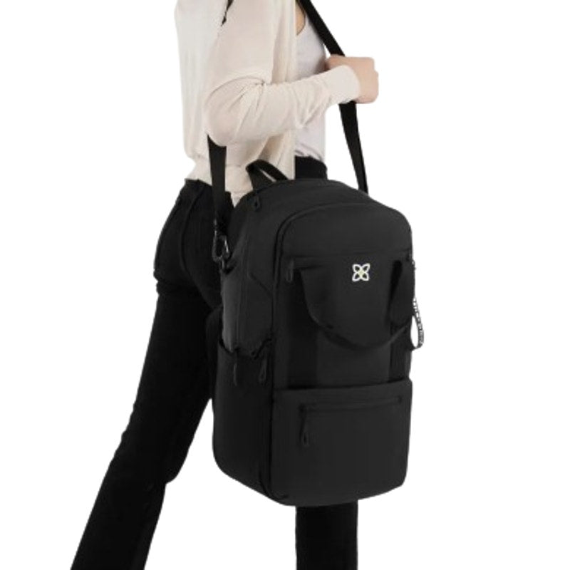 SHERPANI Camden Convertible 3 in 1 Tote Bag Travel Backpack One Size Black NWT