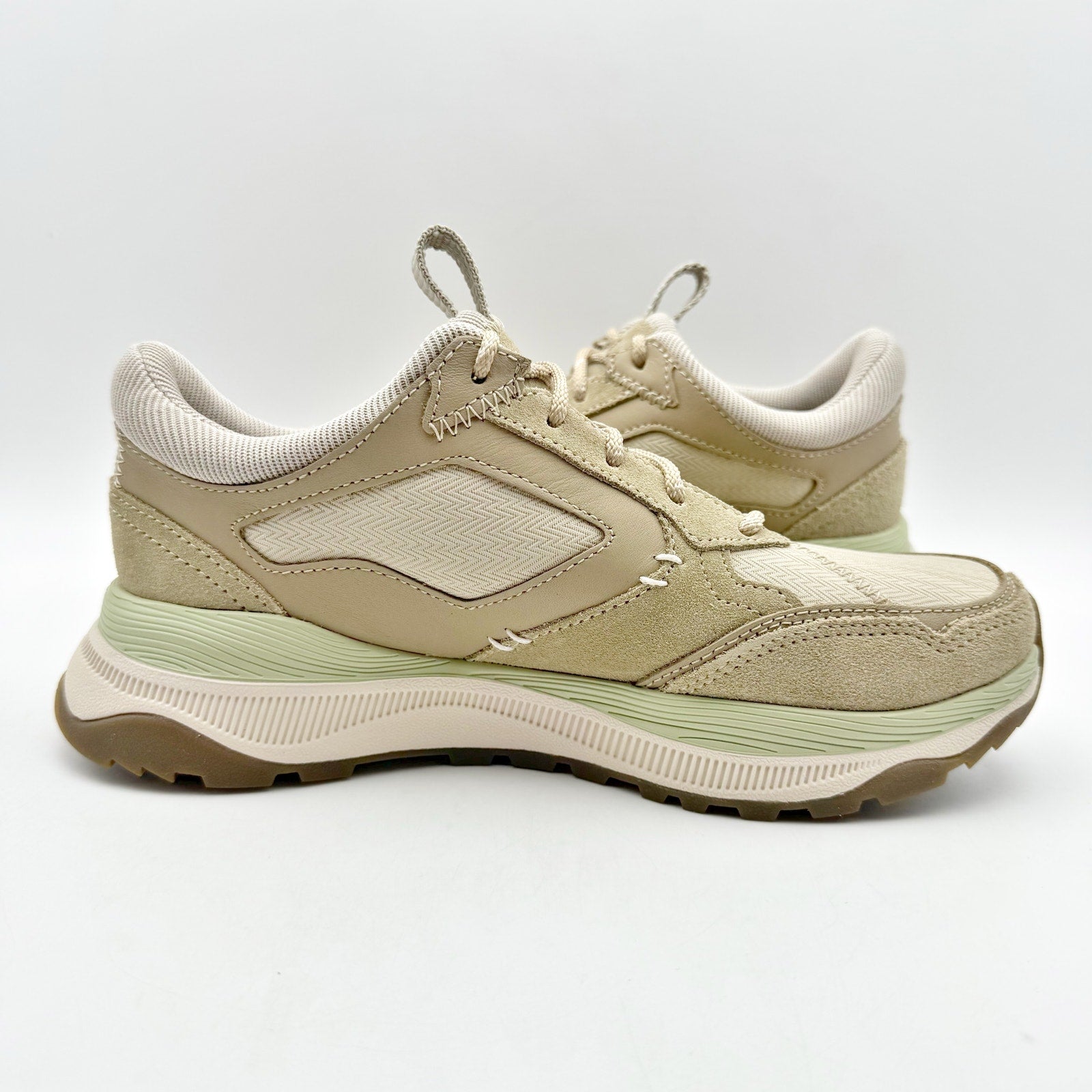Teva Womens Terrawave Sneakers Size 6 EU 36 Cream Tan Leather NIB