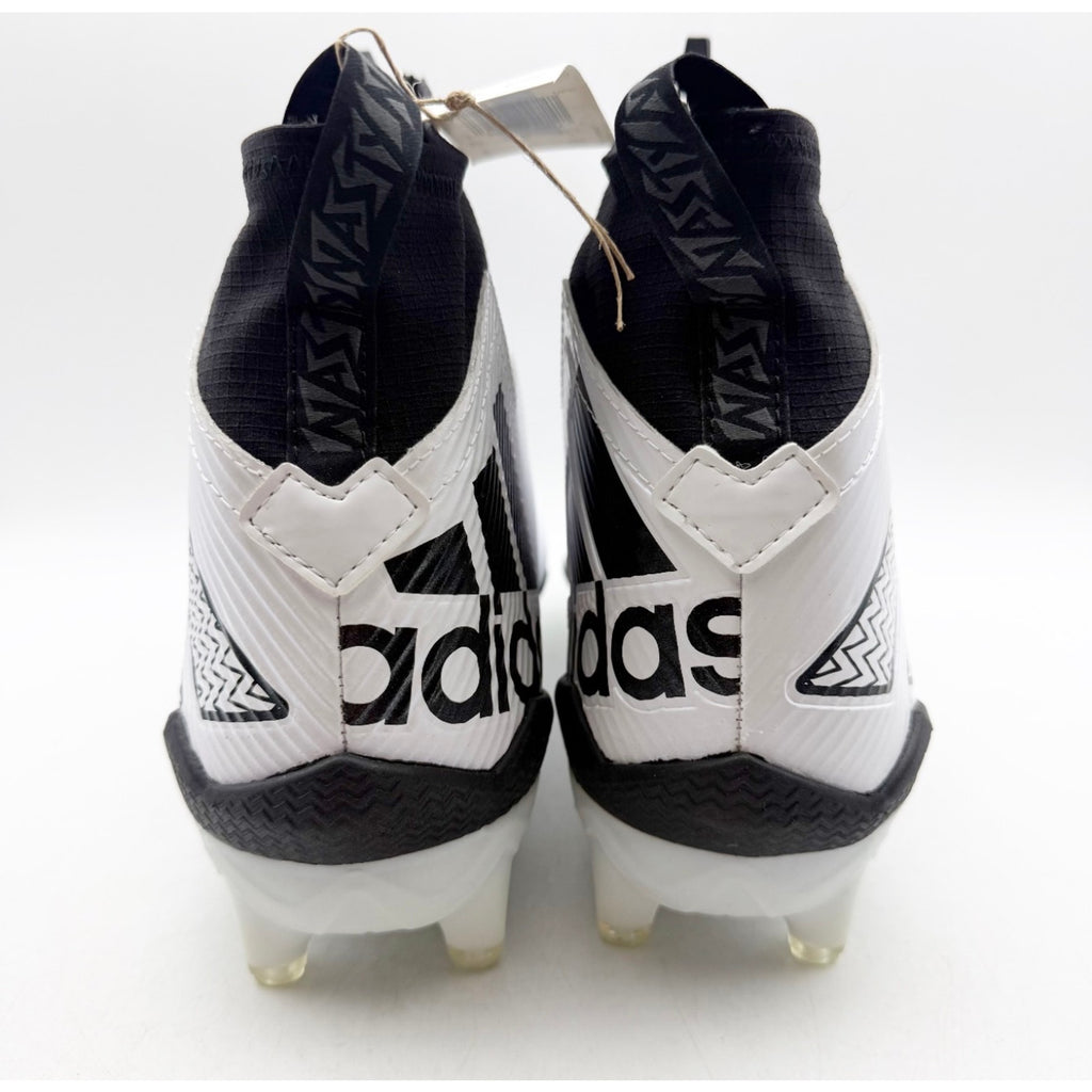 ADIDAS Men's Nasty 2.0 Football Cleats Size 11.5 White Black Zipper GV8306 NWOB