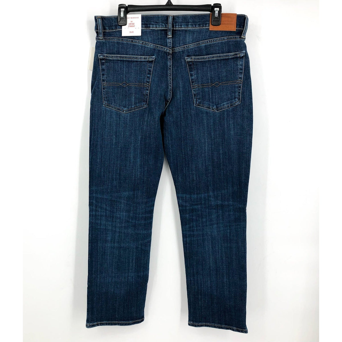 LUCKY BRAND Men's 363 Vintage Straight Jeans 33x30 Blue Dawson Coolmax NWT