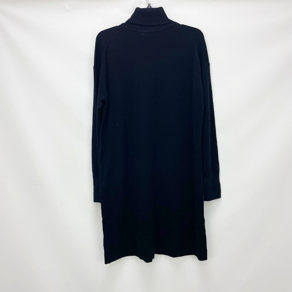 Everlane Womens The Cashmere Turtleneck Dress Large Black NWT