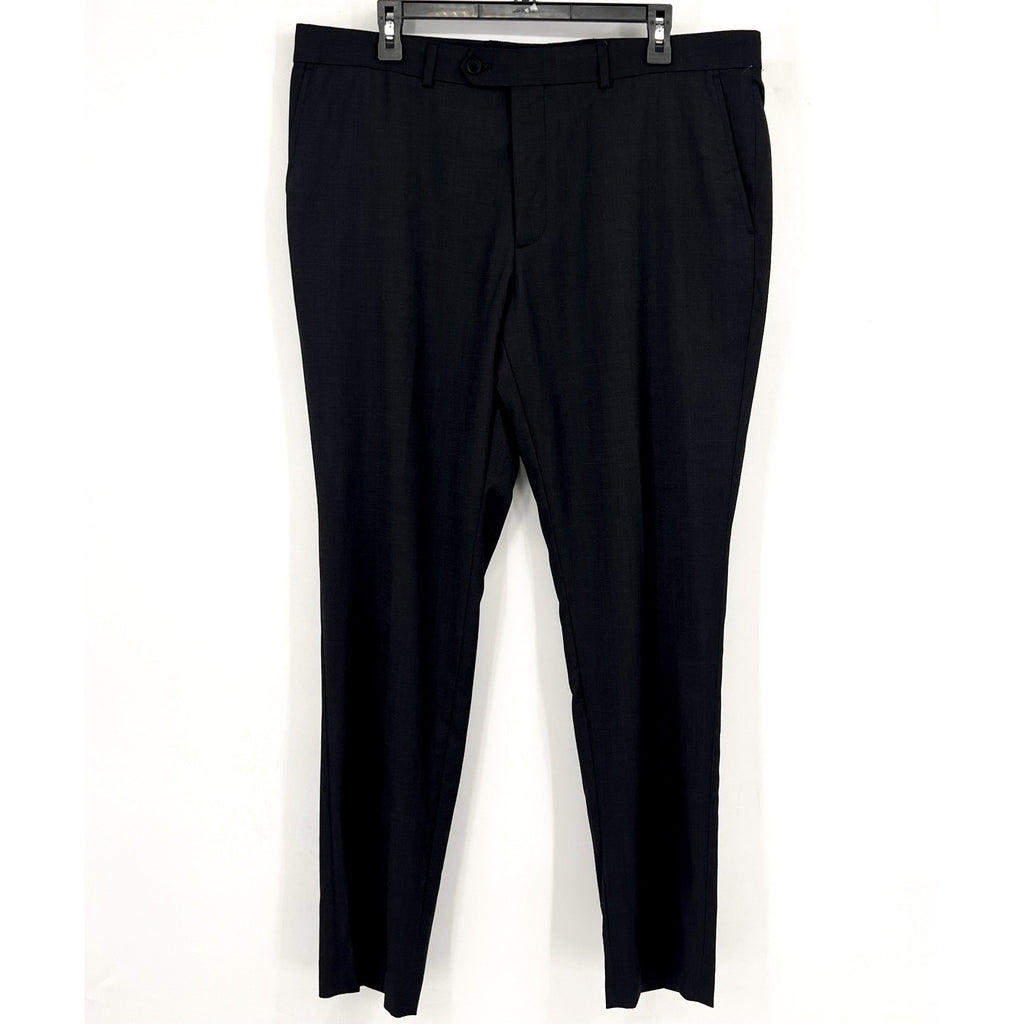 PENGUIN Men's Osman Flat Front Dress Pants 38X31 Navy Blue Wool Blend NWOT