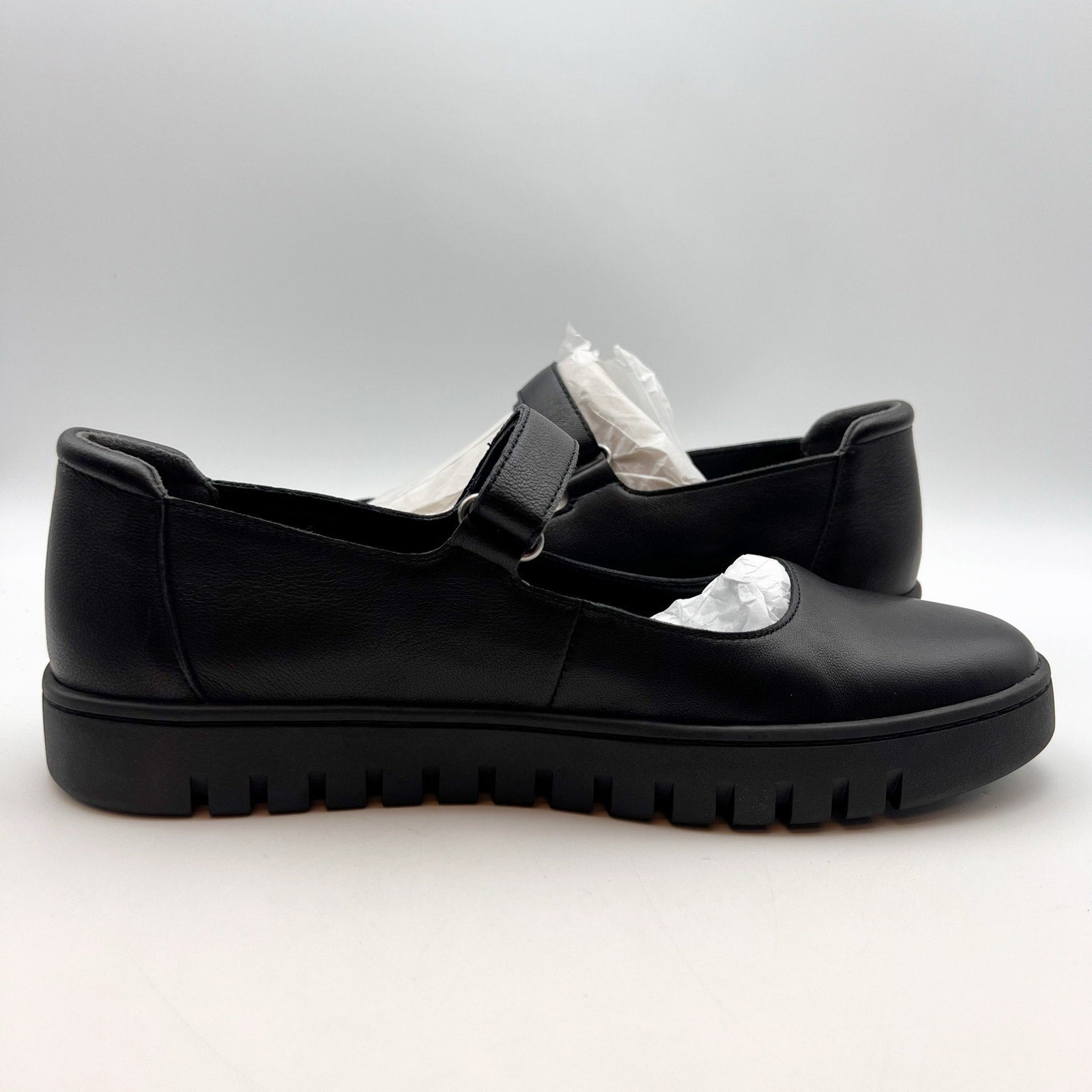 Vionic Womens Uptown Mary Jane Shoes Size 9 EU 40 Black Leather NIB