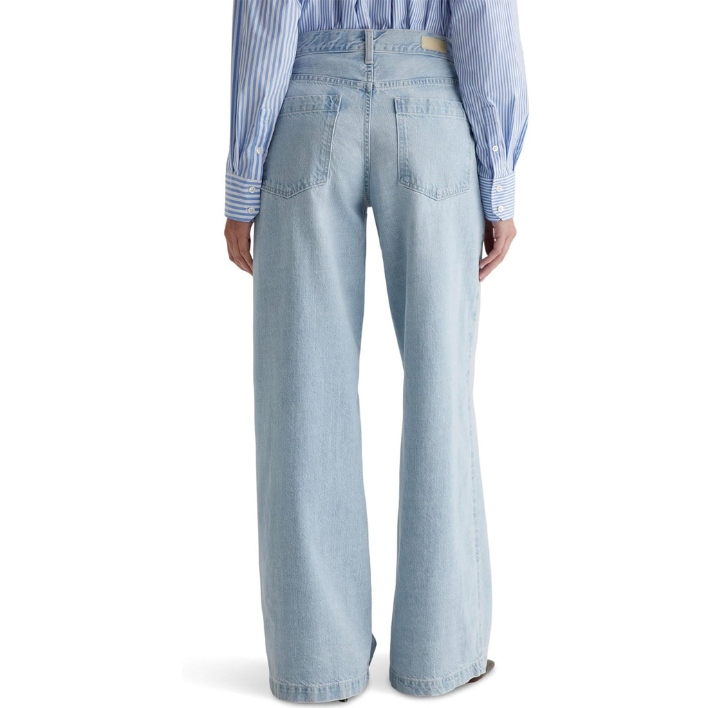 AG ADRIANO GOLDSCHMIED Stella Palazzo Wide Leg Jeans Size 28 Idol Light Wash NWT