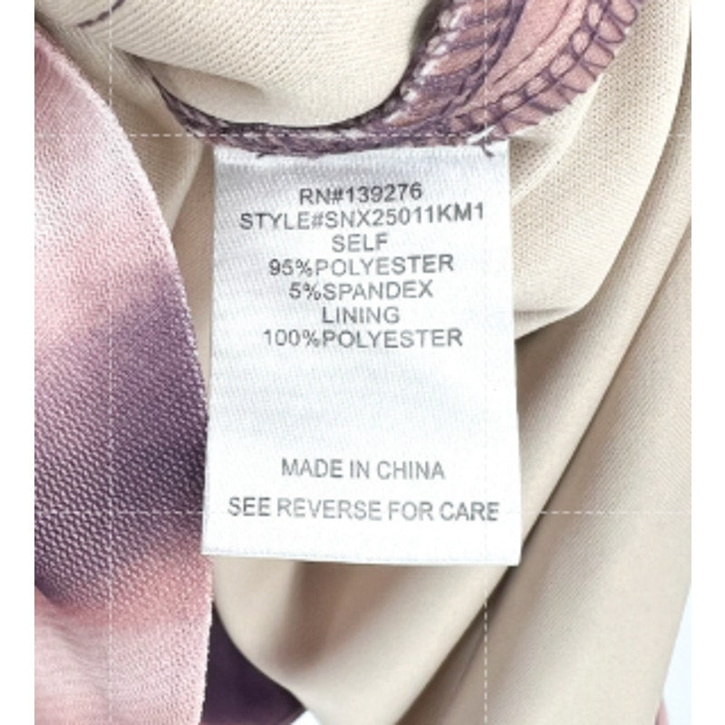 LES SEREIN - STITCHFIX Womens Print Blouse Small Purple Pink Long Sleeve NWT