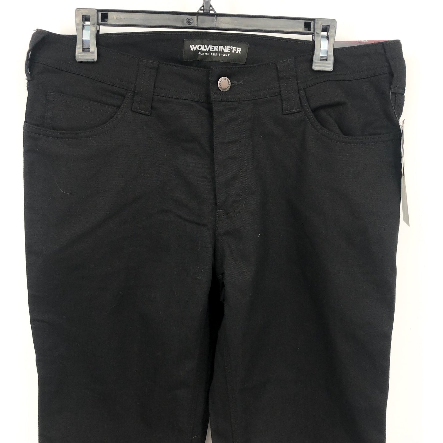 WOLVERINE Women's FR Flame Resistant Straight Jeans Size 14 Black Stretch NWT