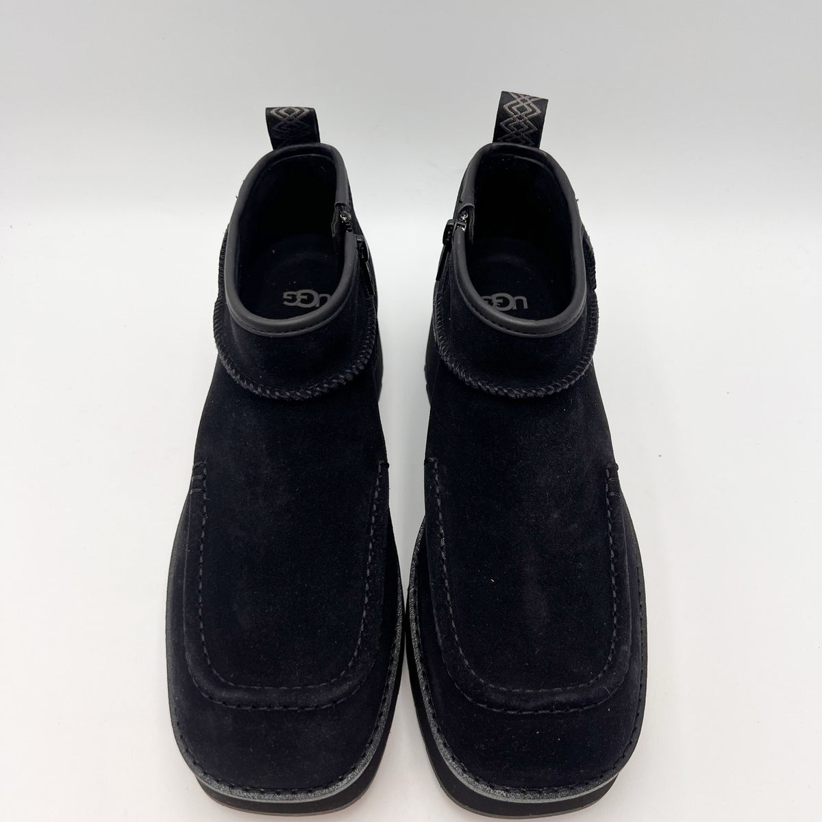 UGG Womens Cityfunc Ultra Mini Boots Size 8- 39 Black Suede Water Resistant NWOB