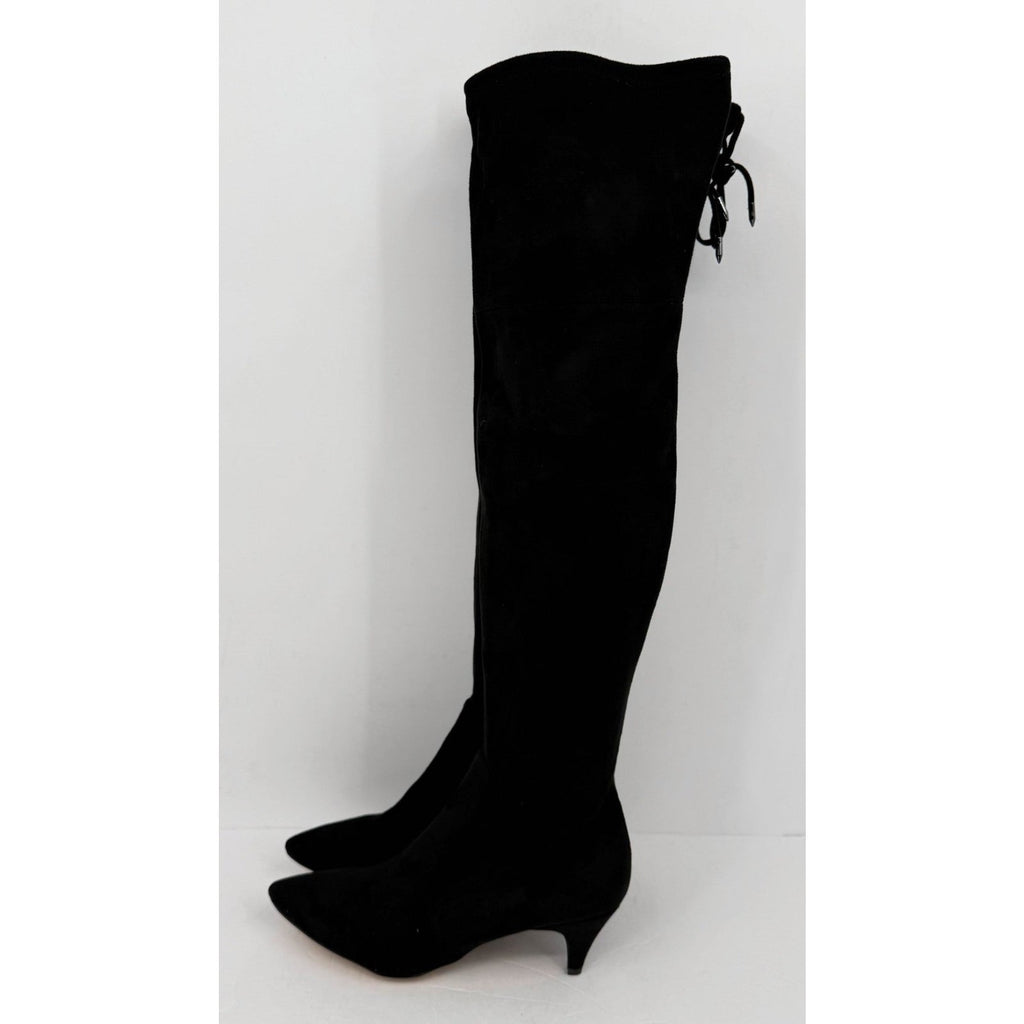 Sam Edelman Womens Kristie Over the Knee Boots Size 9 EU 39 Black Suede NWOB