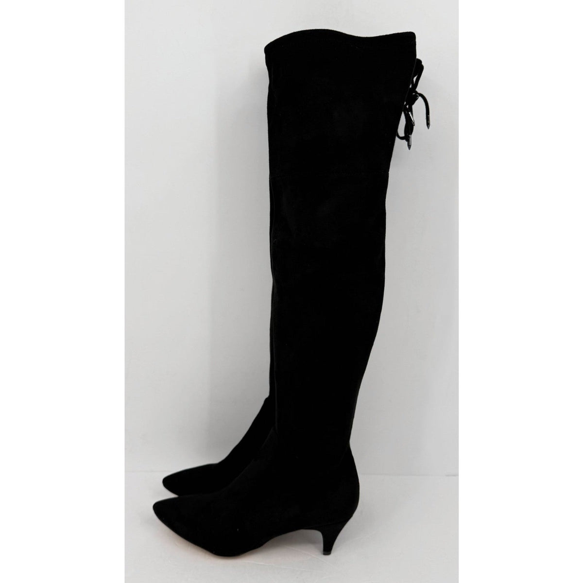 Sam Edelman Womens Kristie Over the Knee Boots Size 9 EU 39 Black Suede NWOB