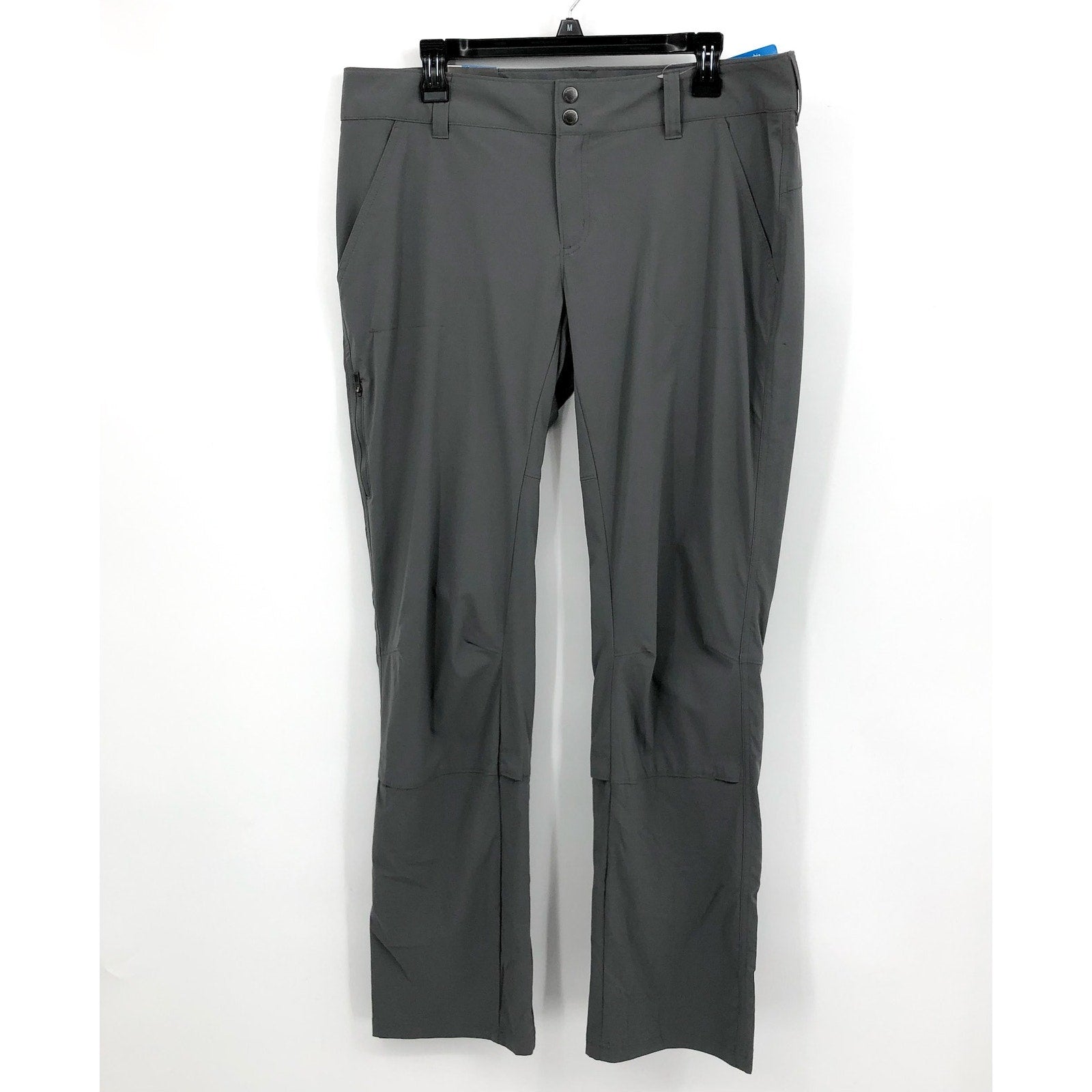 COLUMBIA Womens Saturday Trail Hiking Trousers Size 14 City Grey Roll Up Leg NWT