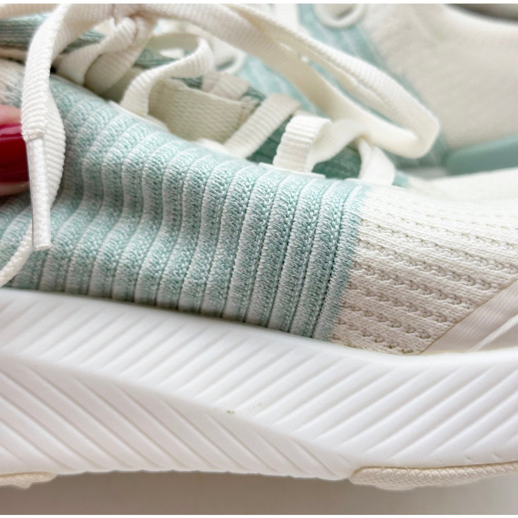 ALLBIRDS Womens Tree Glider Athletic Shoes Size 6 White Green NWOB