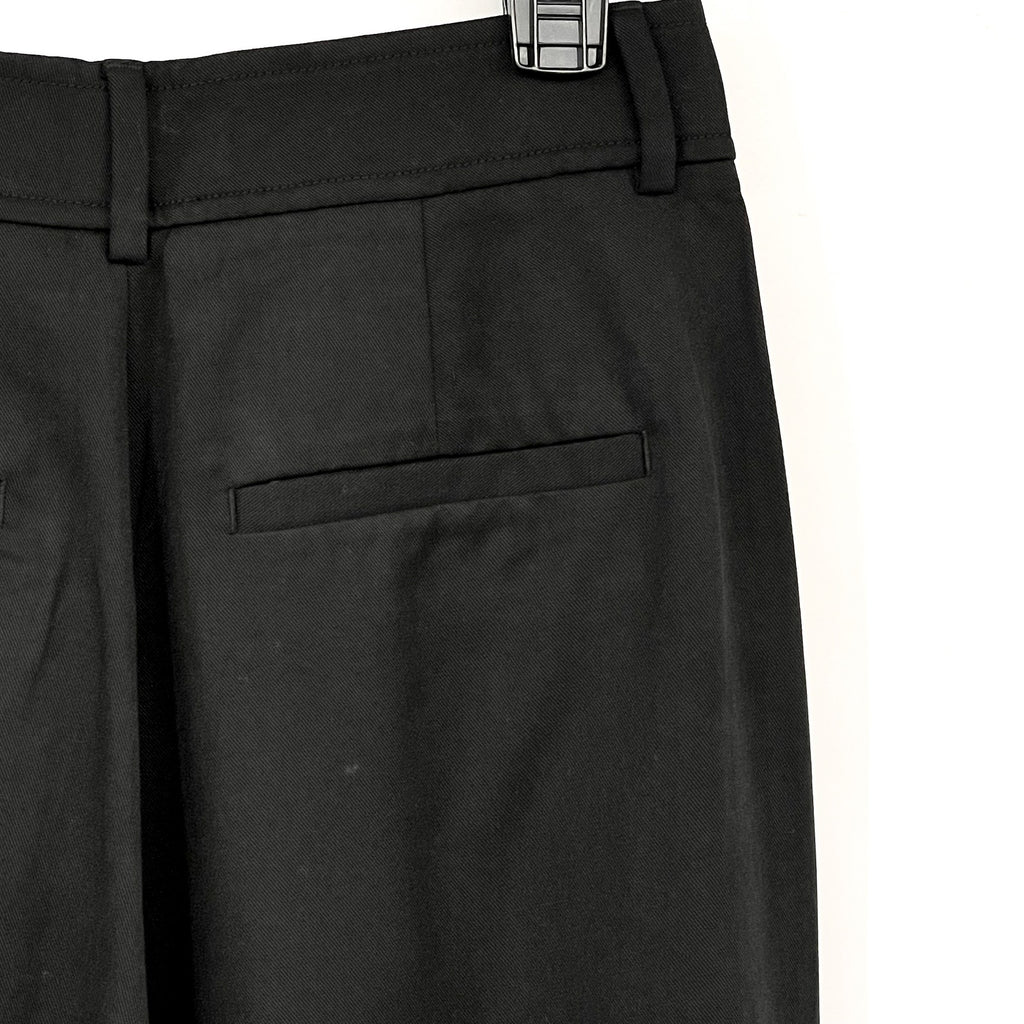 Everlane Womens The Way-High Drape Pants Size 4 Black 31" INSEAM Pleated NWT