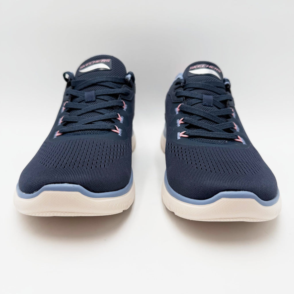 Skechers Womens Arch Fit Summits Daily Flow Casual Sneakers Size 9 Navy Blue NIB