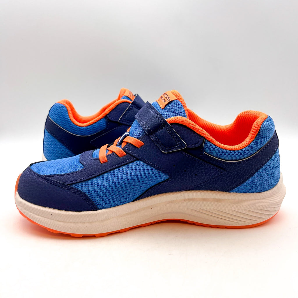 SAUCONY Big Kid's Cohesion KDZ A/C Athletic Shoes Size 6M Blue Orange NWOB