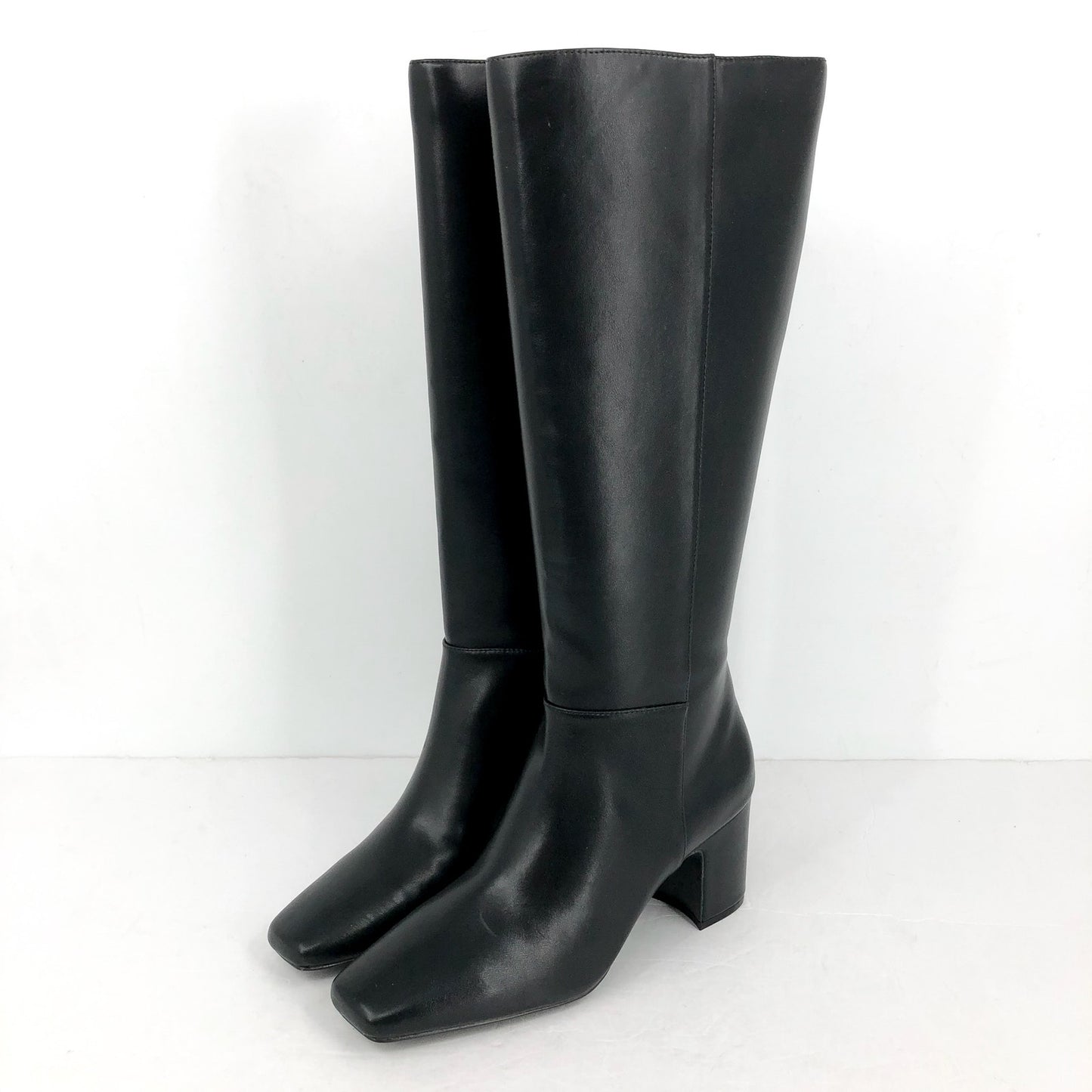 Anne Klein Womens Sawyer Heeled Knee High Boots US 10 Black NWOB