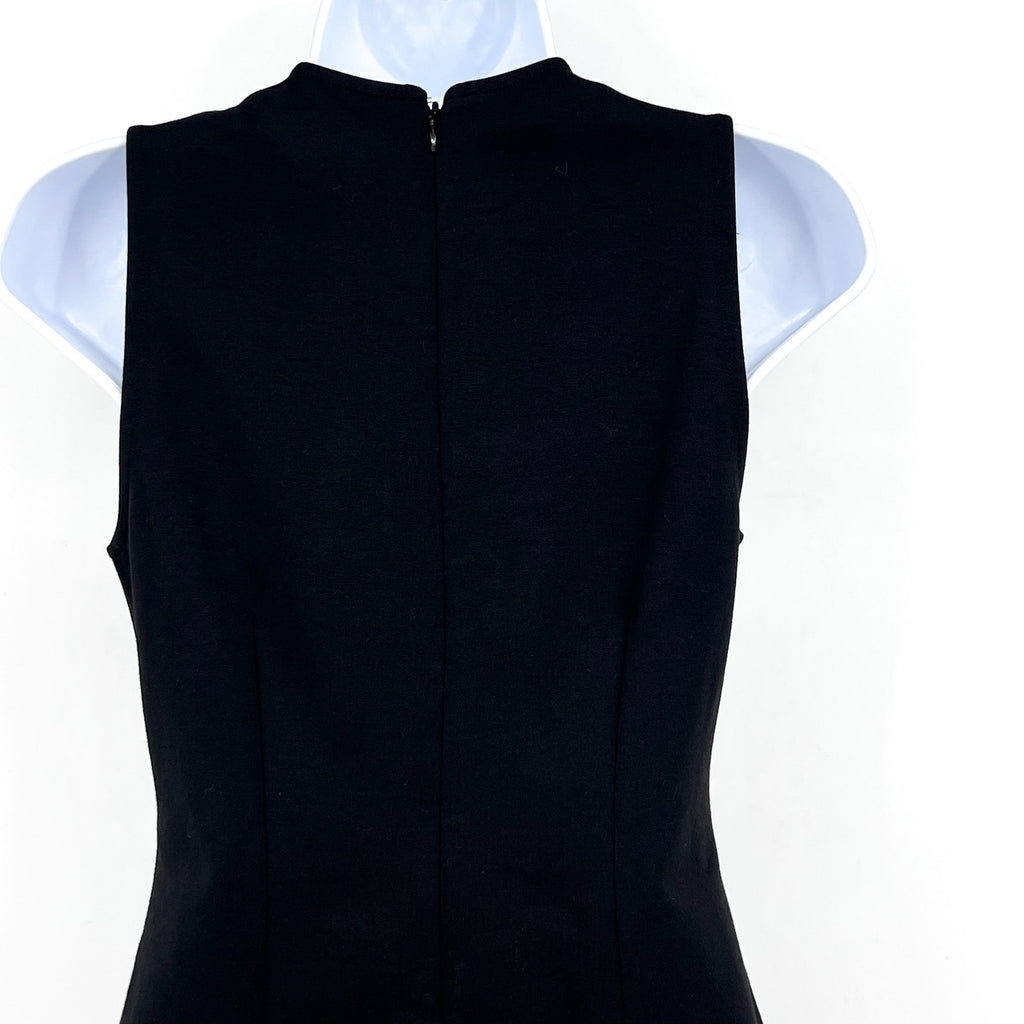 EVERLANE Women's The Dream '90s Shift Dress XS Black Sleeveless Stretch NWT