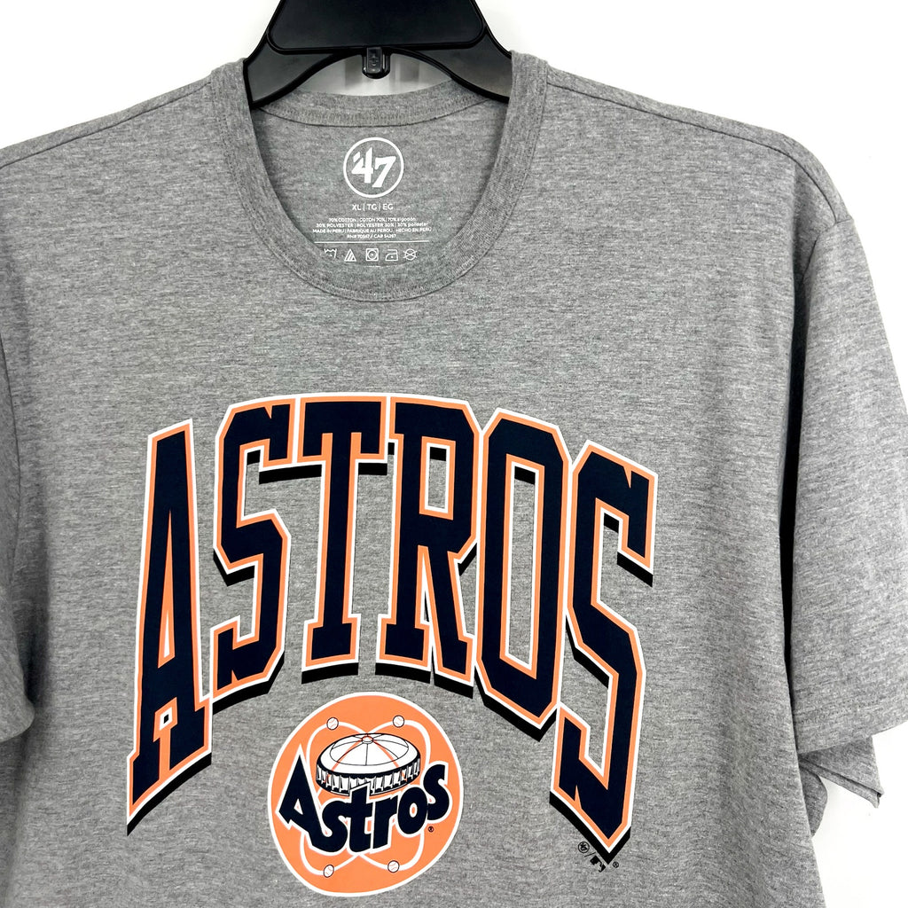 47 BRAND Mens Houston Astros Short Sleeve Graphic T-Shirt XL Slate Gray NWT