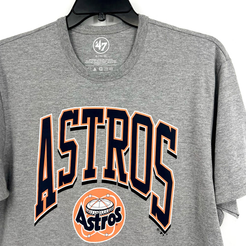 47 BRAND Mens Houston Astros Short Sleeve Graphic T-Shirt XL Slate Gray NWT