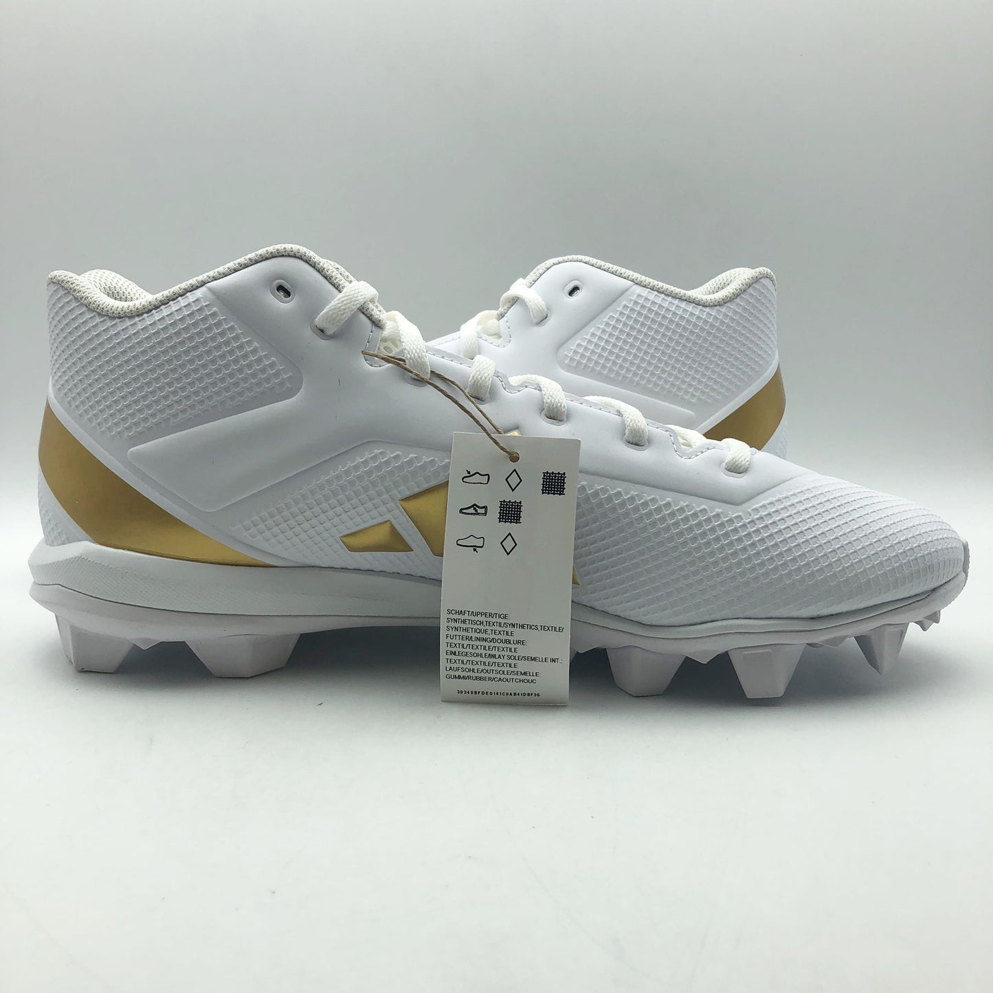 Adidas Mens Adizero Impact 2 Molded Football Cleats Size 7.5 Gold NWOB