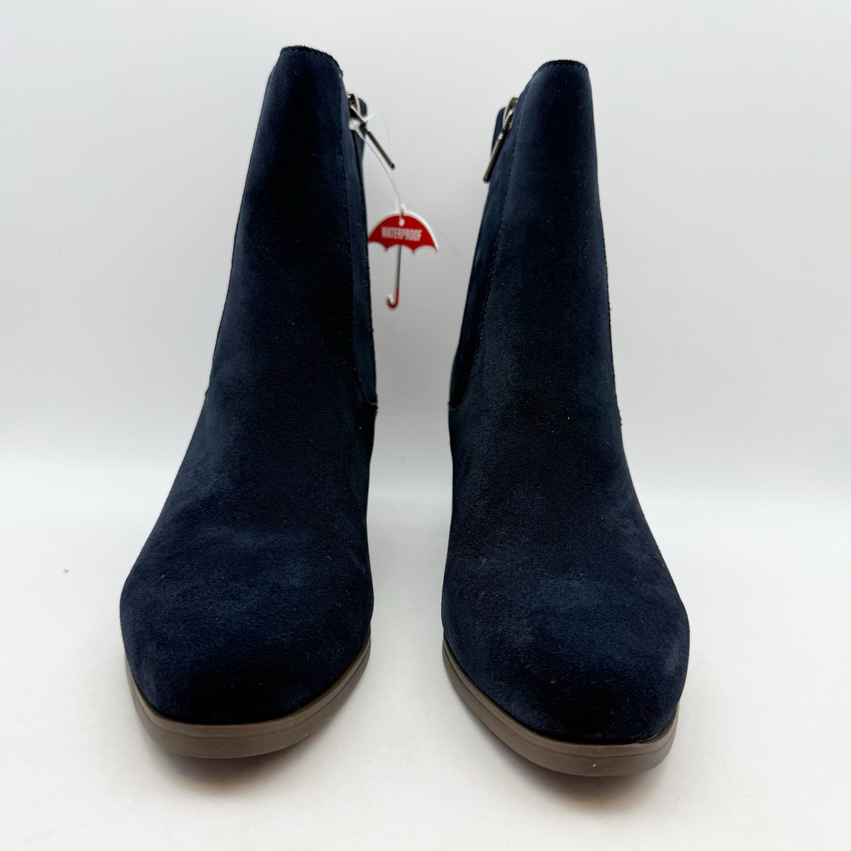 Blondo Womens Hylia Ankle Boots Size 8 M Navy Blue Suede Waterproof NIB