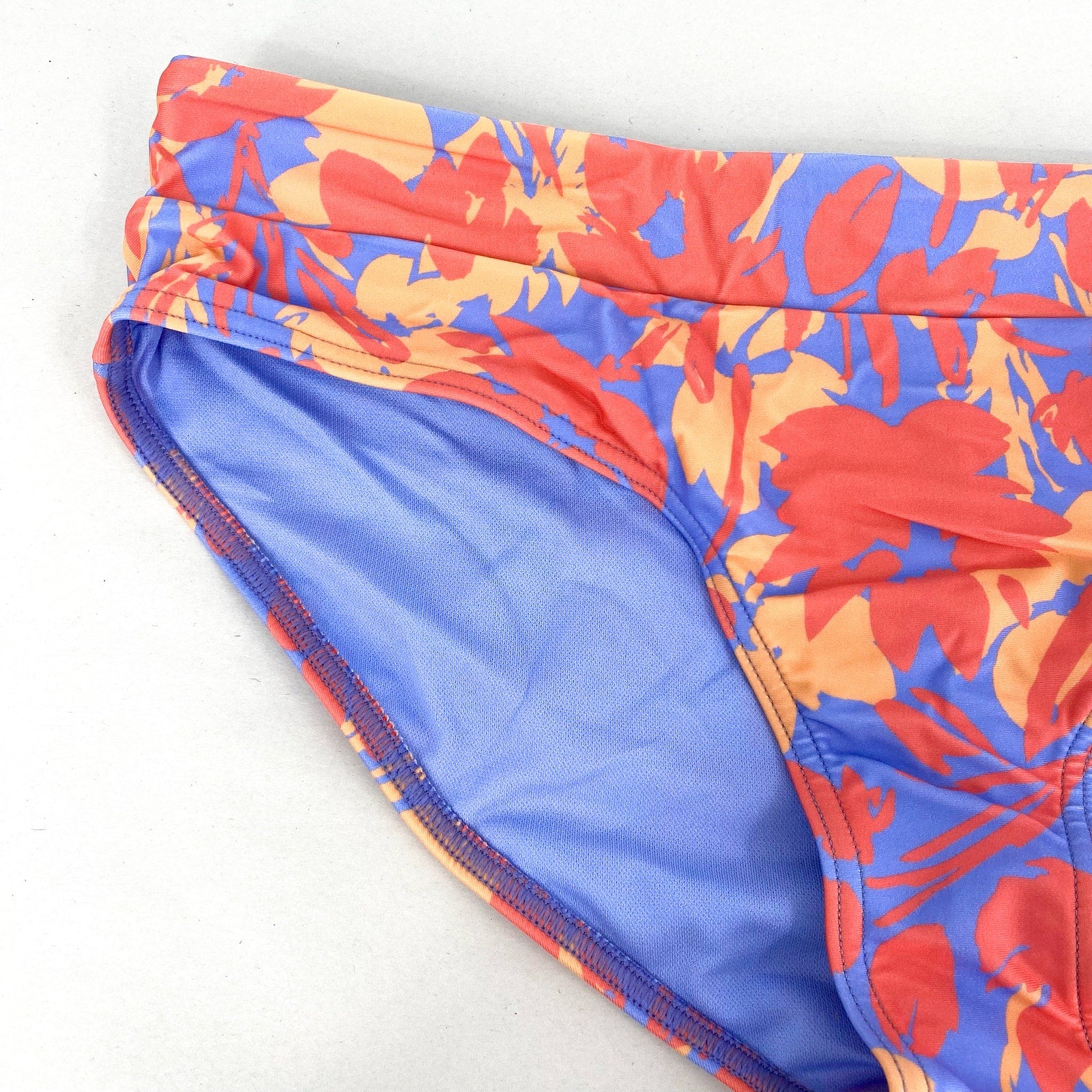 PRANA Women's Presolana Bikini Bottoms Medium Pink Morning Glory Bloom NWT