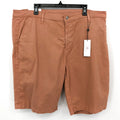 AG ADRIANO GOLDSCHMIED Mens Griffin Shorts Size 42 Orange 10" Tailored Fit NWT