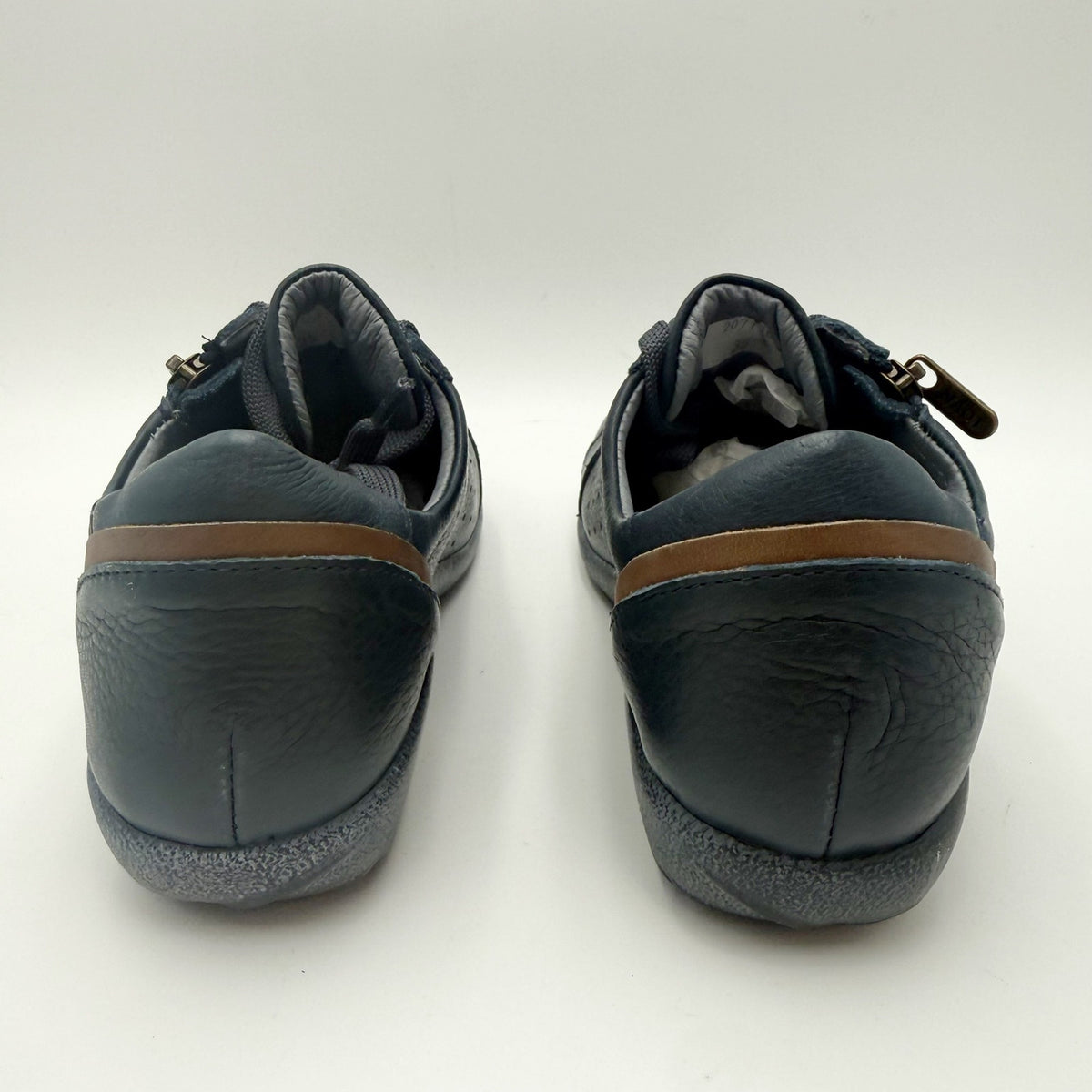 Naot Womens Moko Oxford Sneakers EU 35 US 4 M Navy Blue Nubuck Leather NWOB