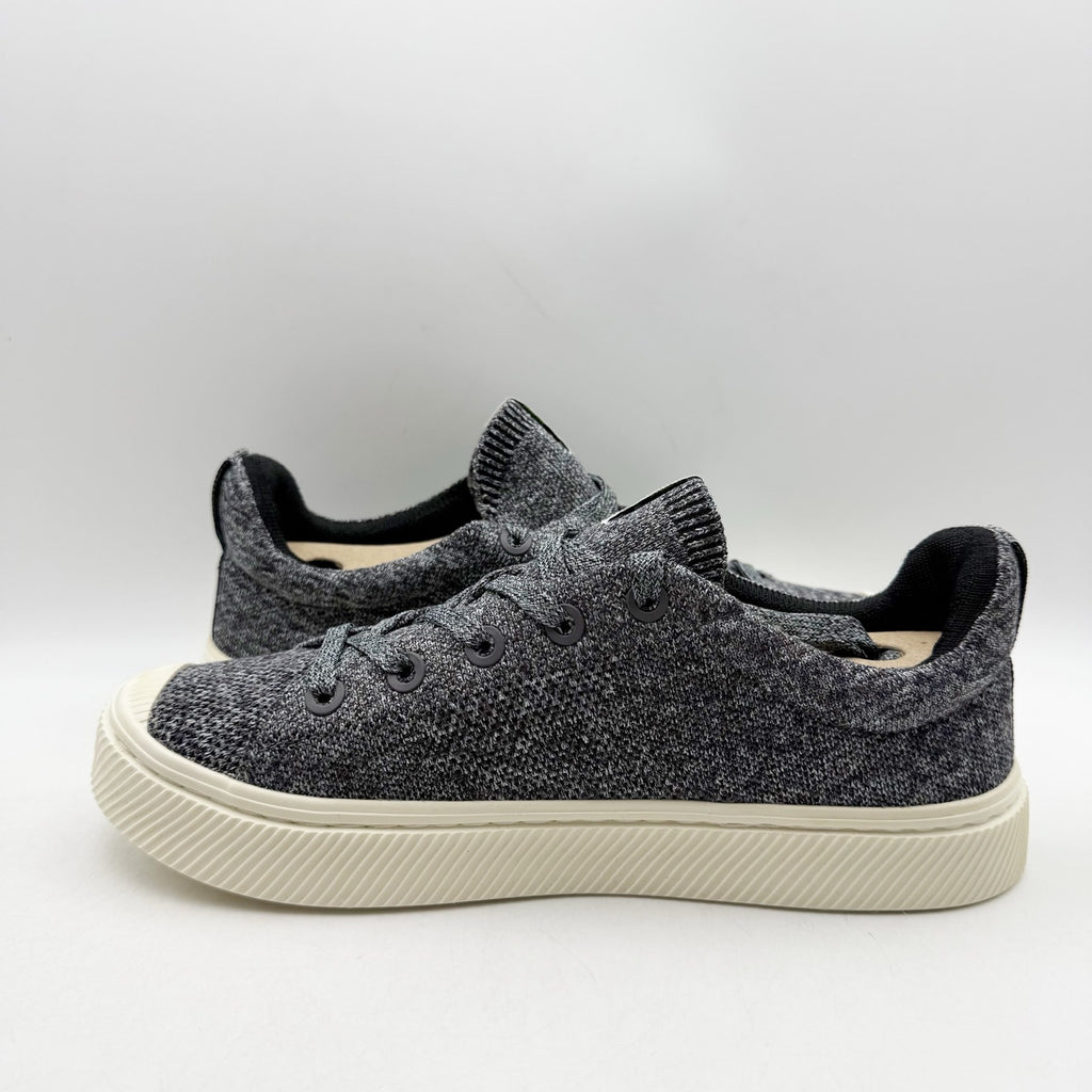 CARIUMA IBI Low Sneakers Womens 9.5 Mens 8 EU 40 Stone Grey Knit Bamboo NIB