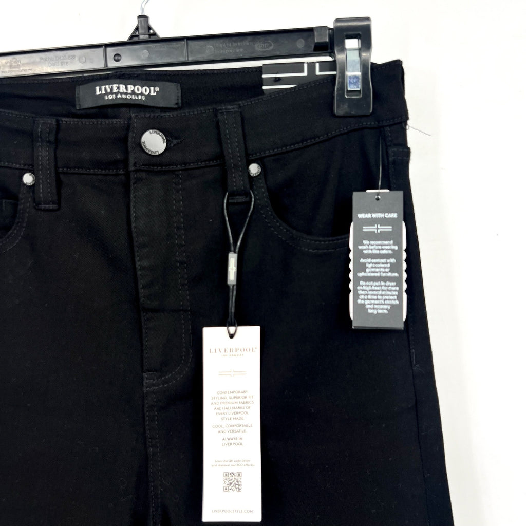 Liverpool Women's Lucy Bootcut Jeans Size 8/29 Black Hi-Rise Stretch Denim NWT