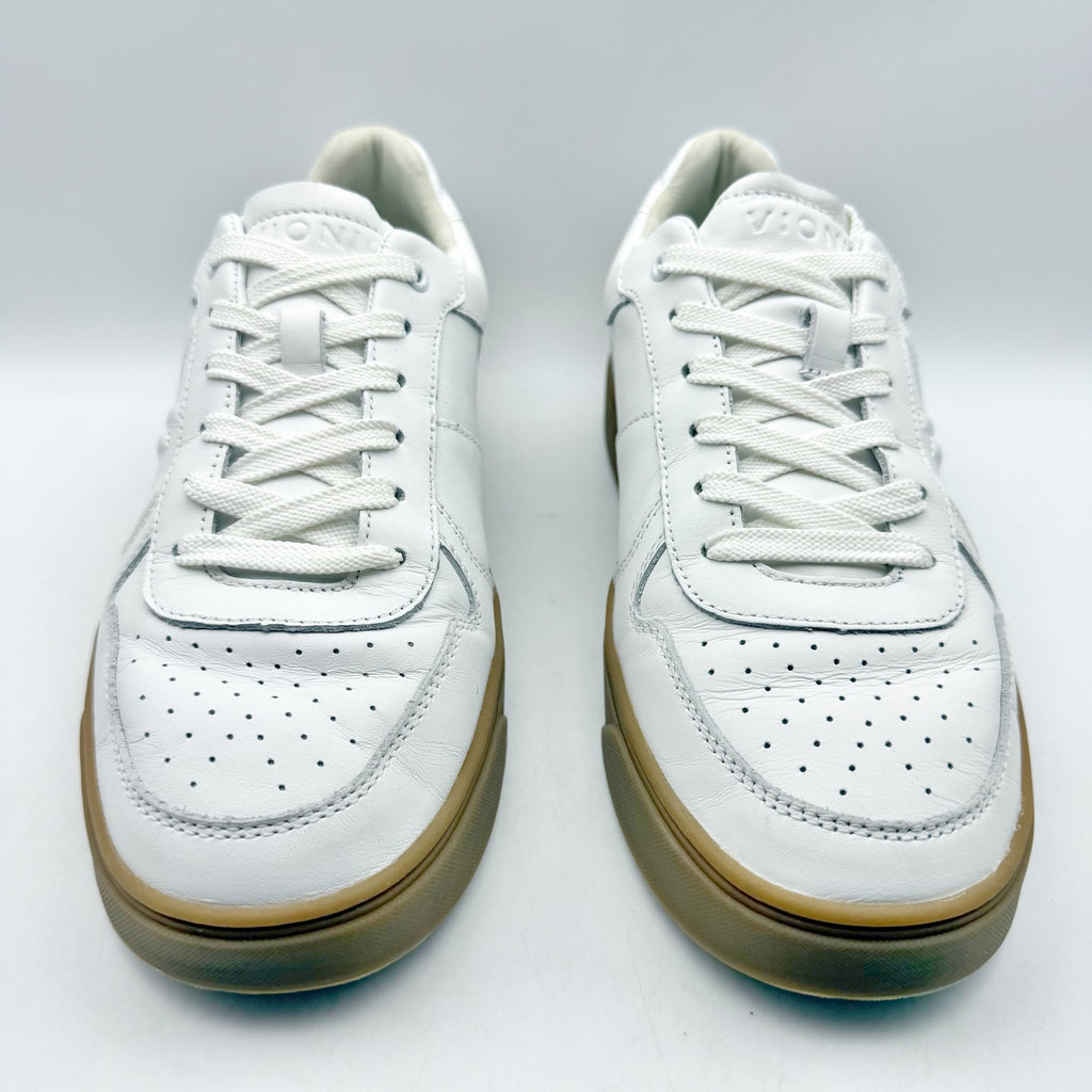VIONIC Womens Kimmie Casual Court Sneakers Size 9.5 Wide White Leather NWOB
