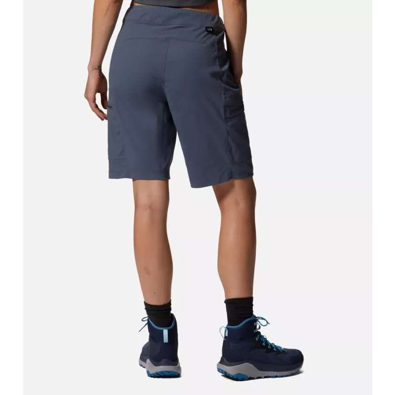 MOUNTAIN HARDWEAR Women's Dynama Bermuda Shorts XL Blue Slate High Rise NWT