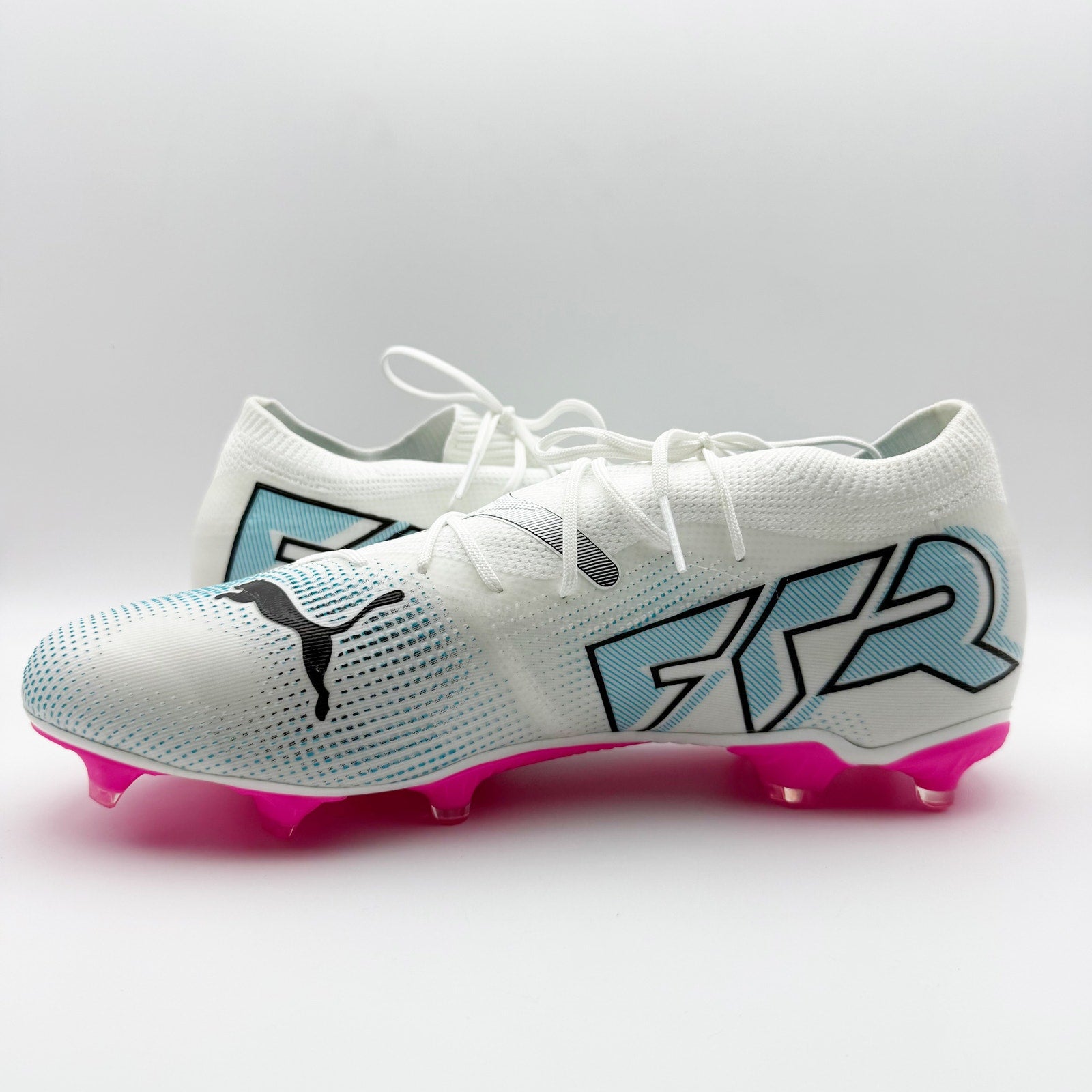 PUMA Mens Future7 Match FG/AG Soccer Cleats Size 12 White Pink NWOB
