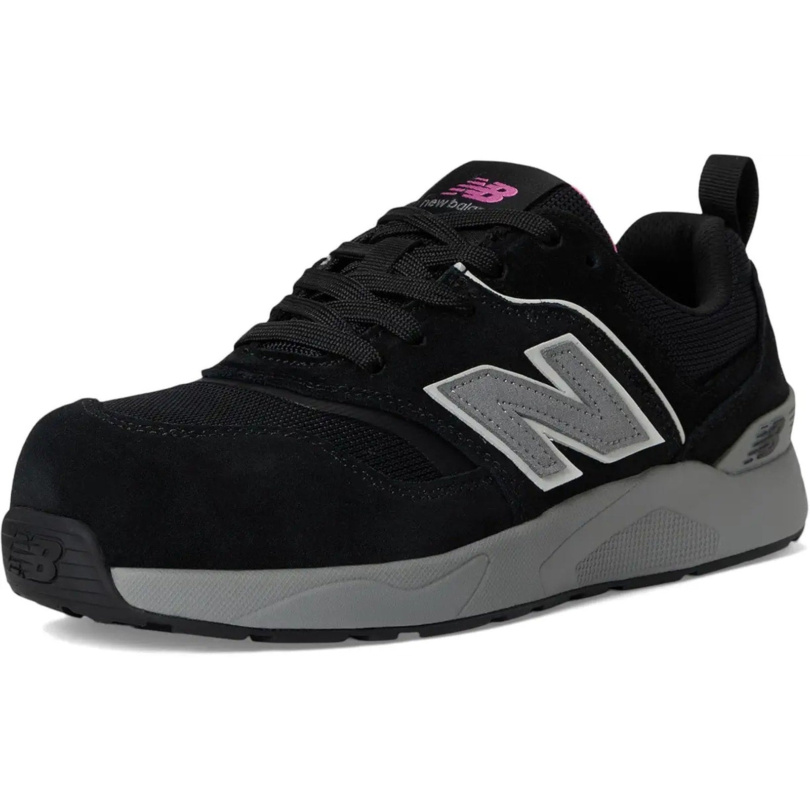 New Balance Womens Elite Lite Work Sneakers US 6 EU 37 Black Pink CT SR NIB