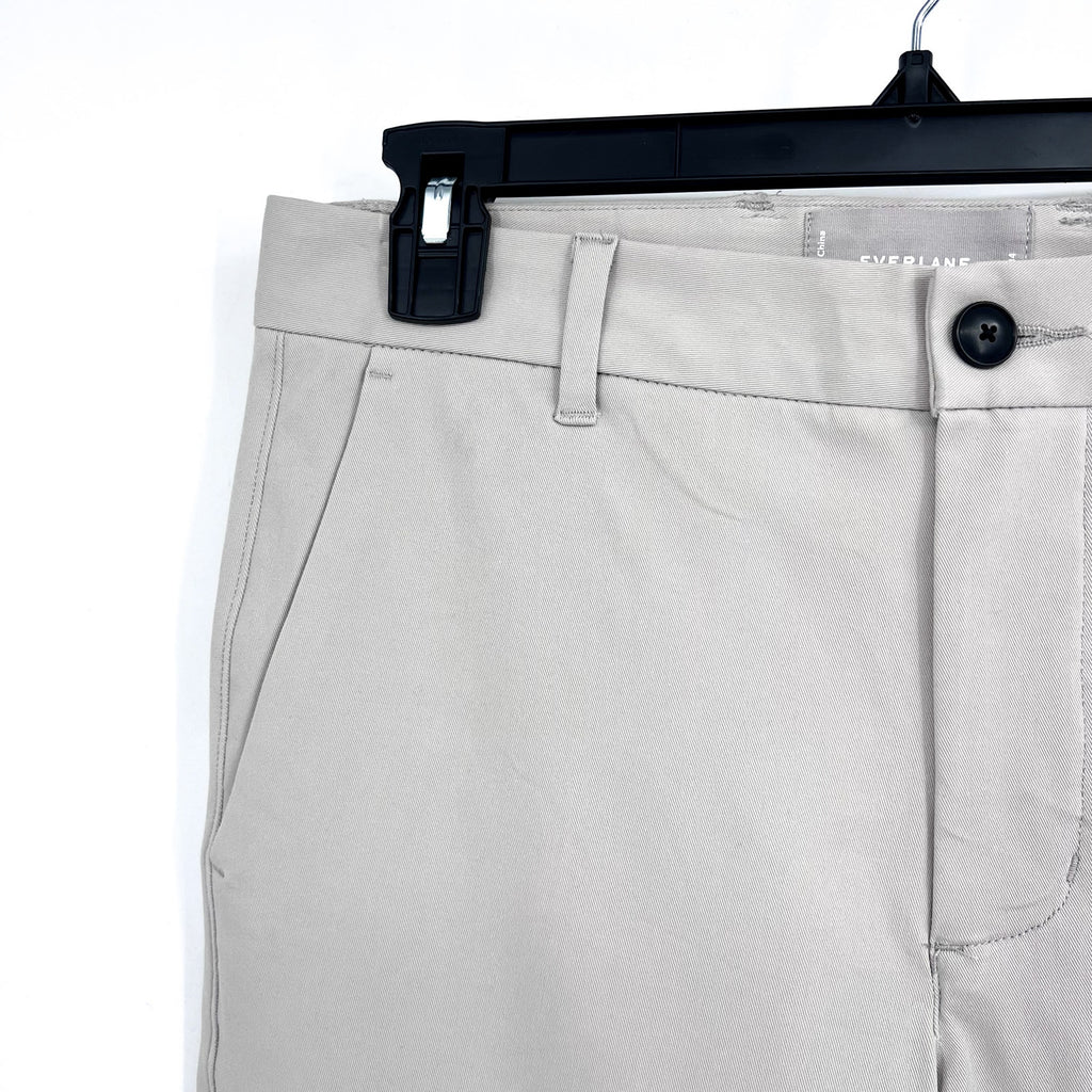 EVERLANE Men's The Performance Slim Chino Pants 29x34 Stone Light Gray NWT