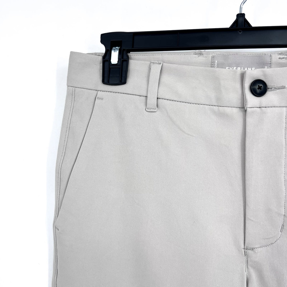 EVERLANE Men's The Performance Slim Chino Pants 29x34 Stone Light Gray NWT