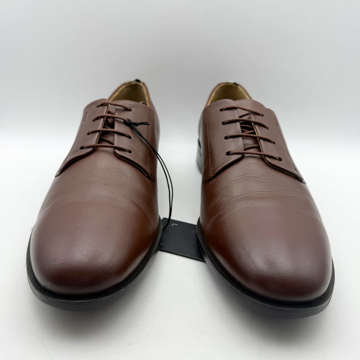 BOSS Mens Colby Derby Dress Shoes US 11 M EU 44 Brown Leather NIB
