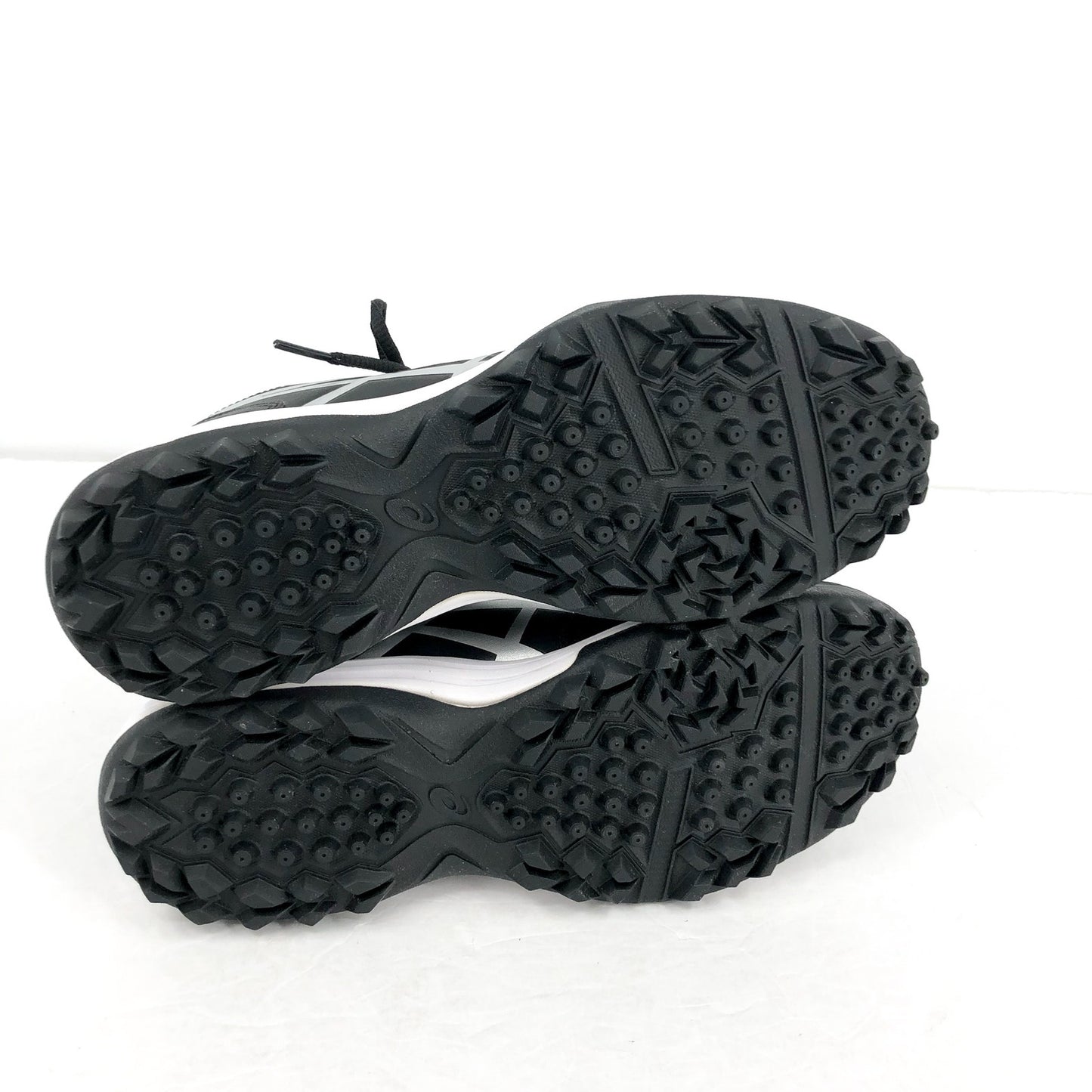 ASICS Womens Gel-Lethal Field Hockey Sneakers US 10 Black Silver Lace Up NIB